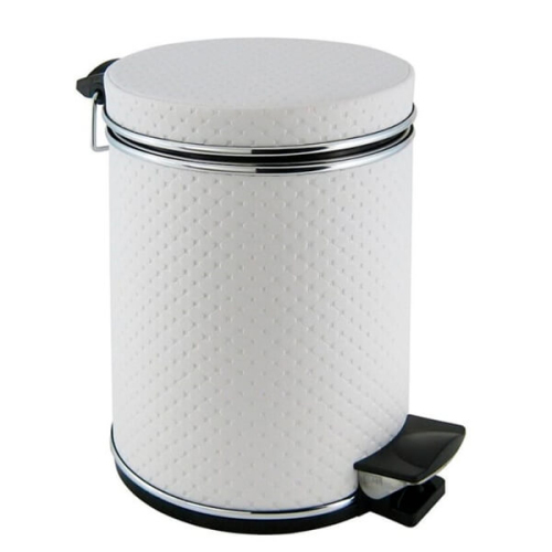 Ведро для мусора белое 5 л ТКФ 05...